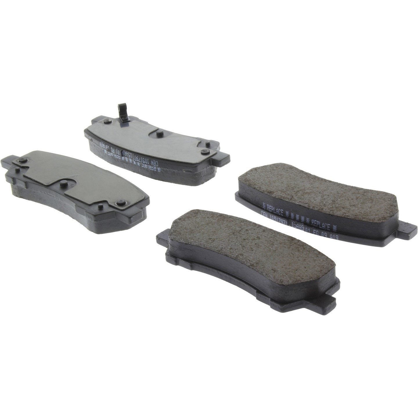 Stoptech Centric Posi-Quiet Ceramic Brake Pads w/Shims & Hardware - Rear 105.17931