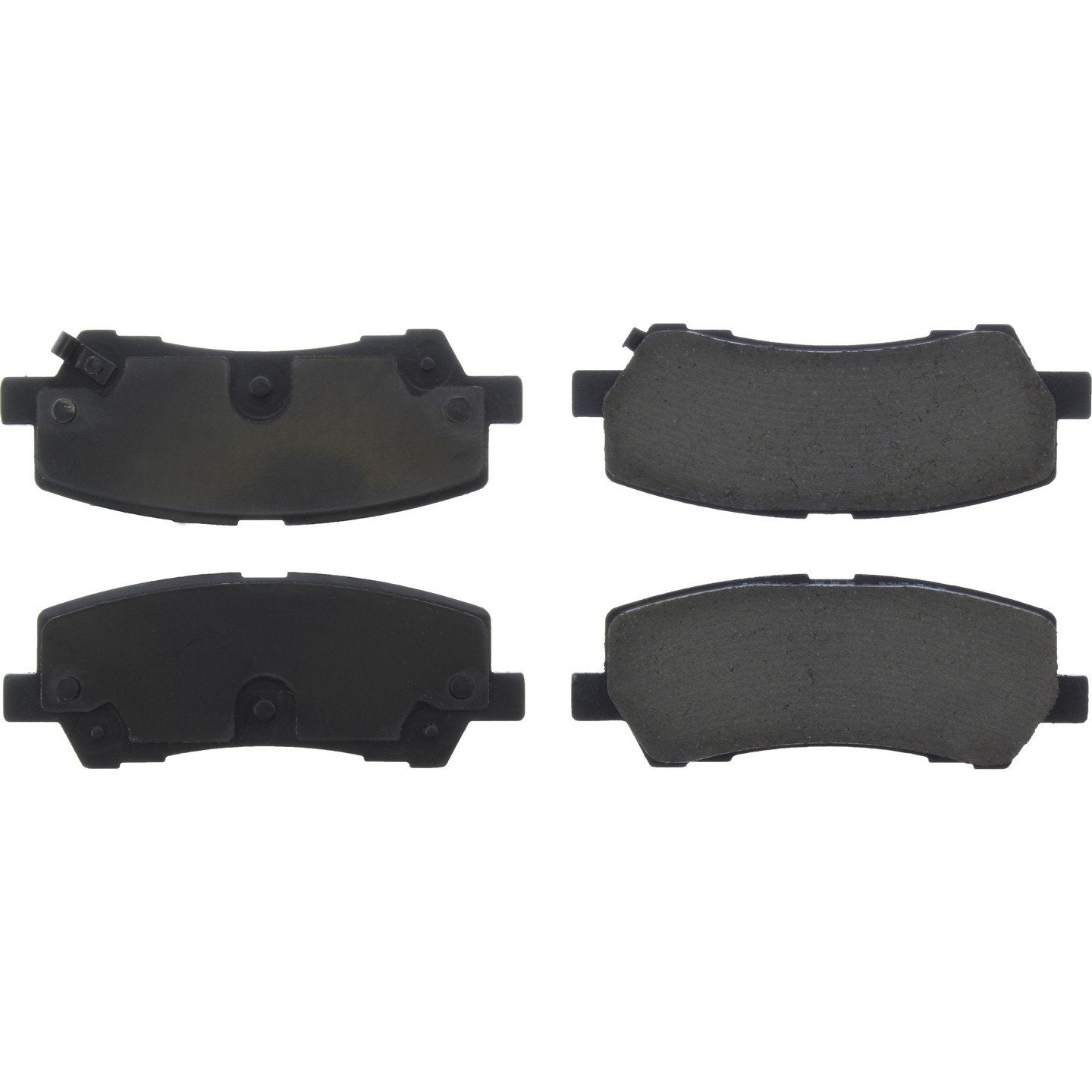 Posi Quiet Ceramic Brake Pads with Hardware  top view frsport 105.17931