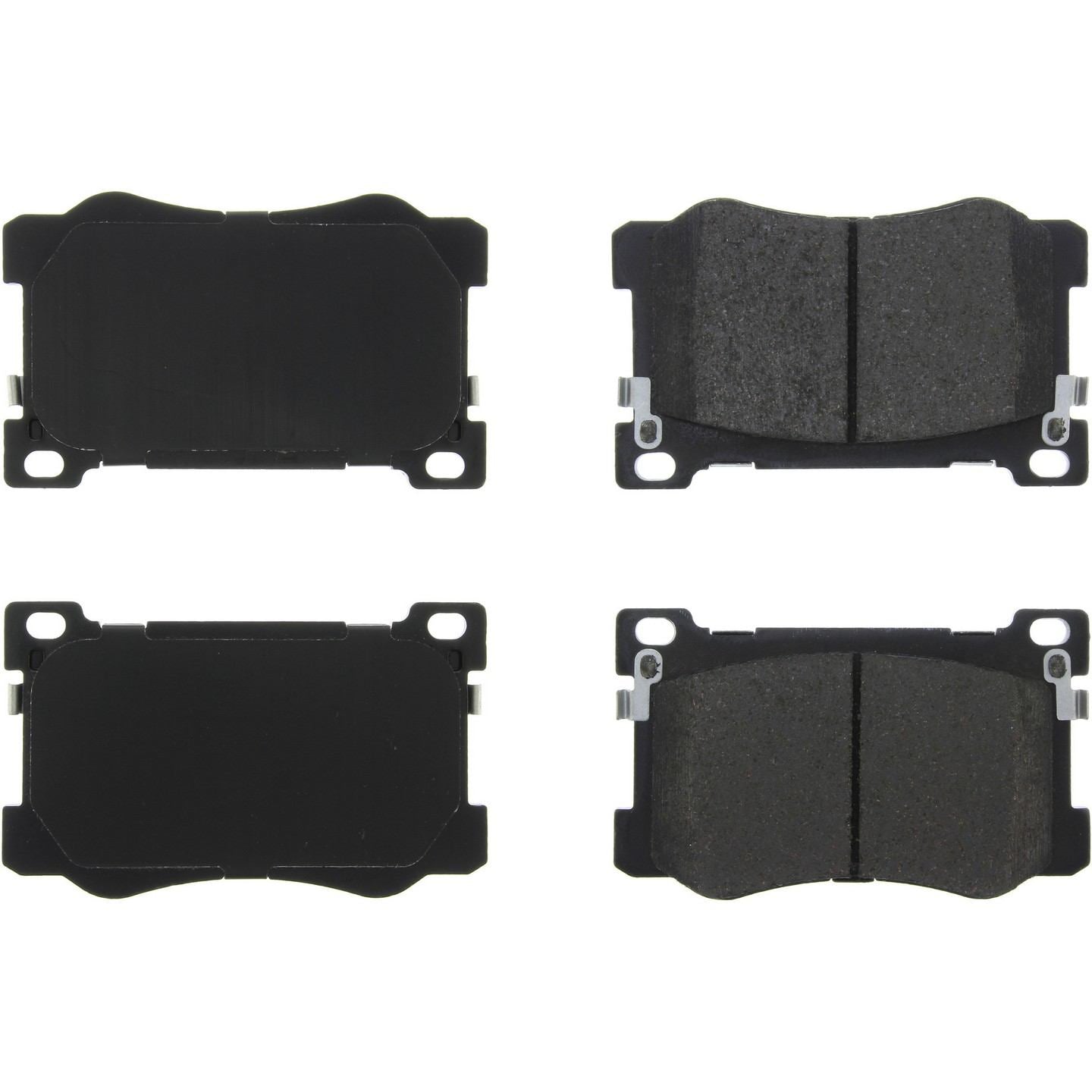 Posi Quiet Ceramic Brake Pads  top view frsport 105.17990