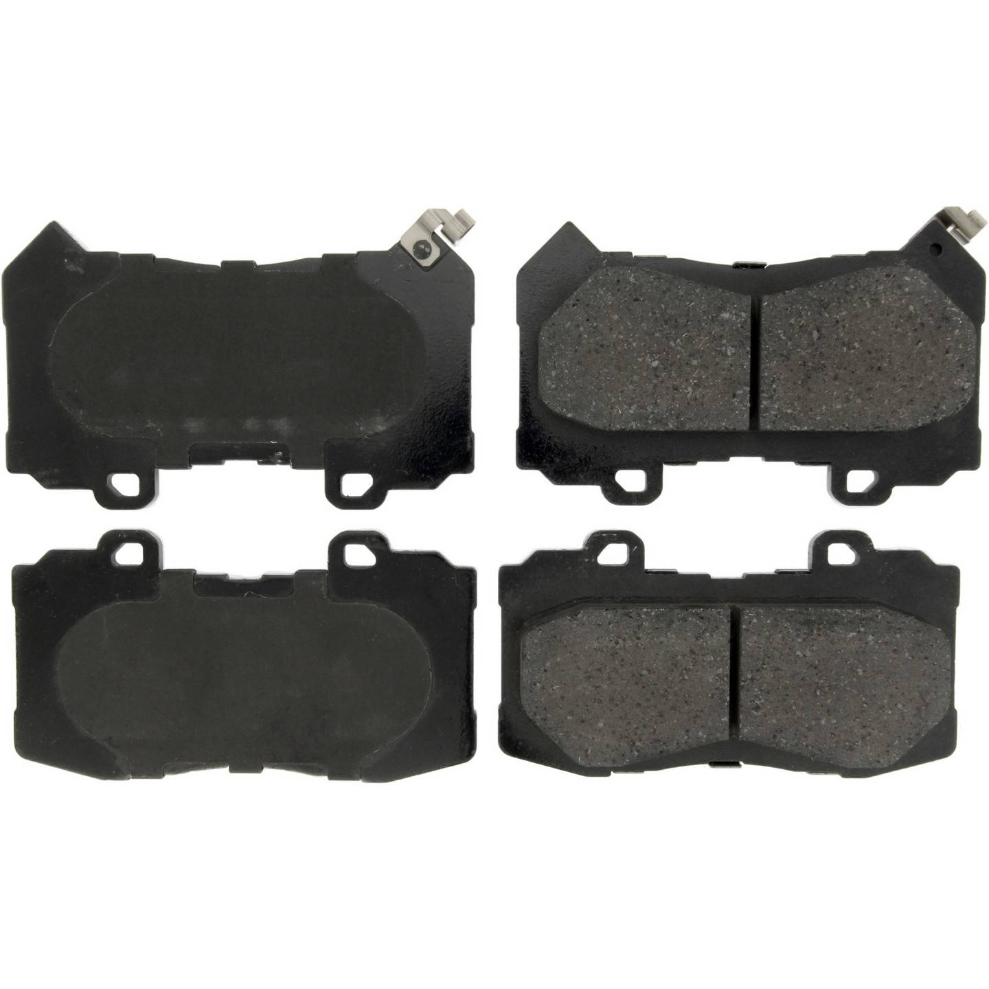 Posi Quiet Ceramic Brake Pads with Hardware  top view frsport 105.18020