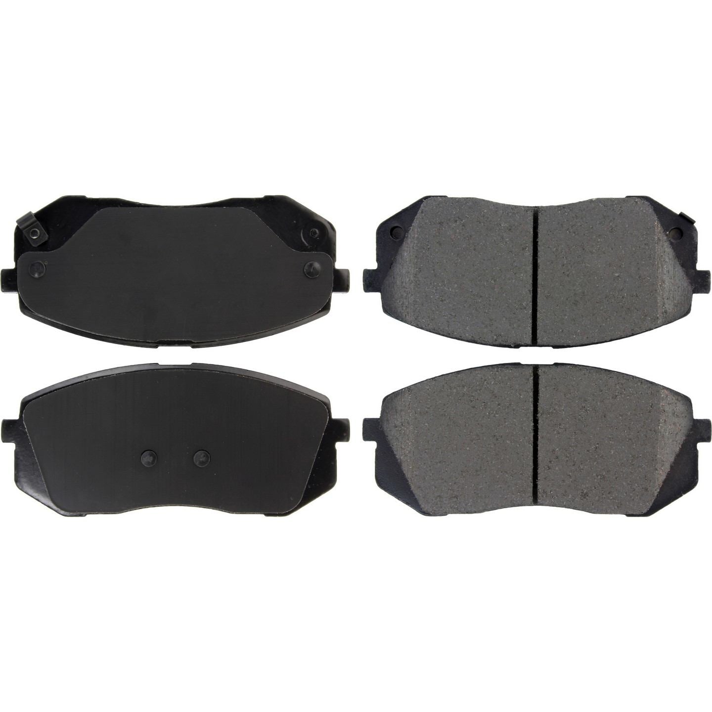 Posi Quiet Ceramic Brake Pads with Hardware  top view frsport 105.18260