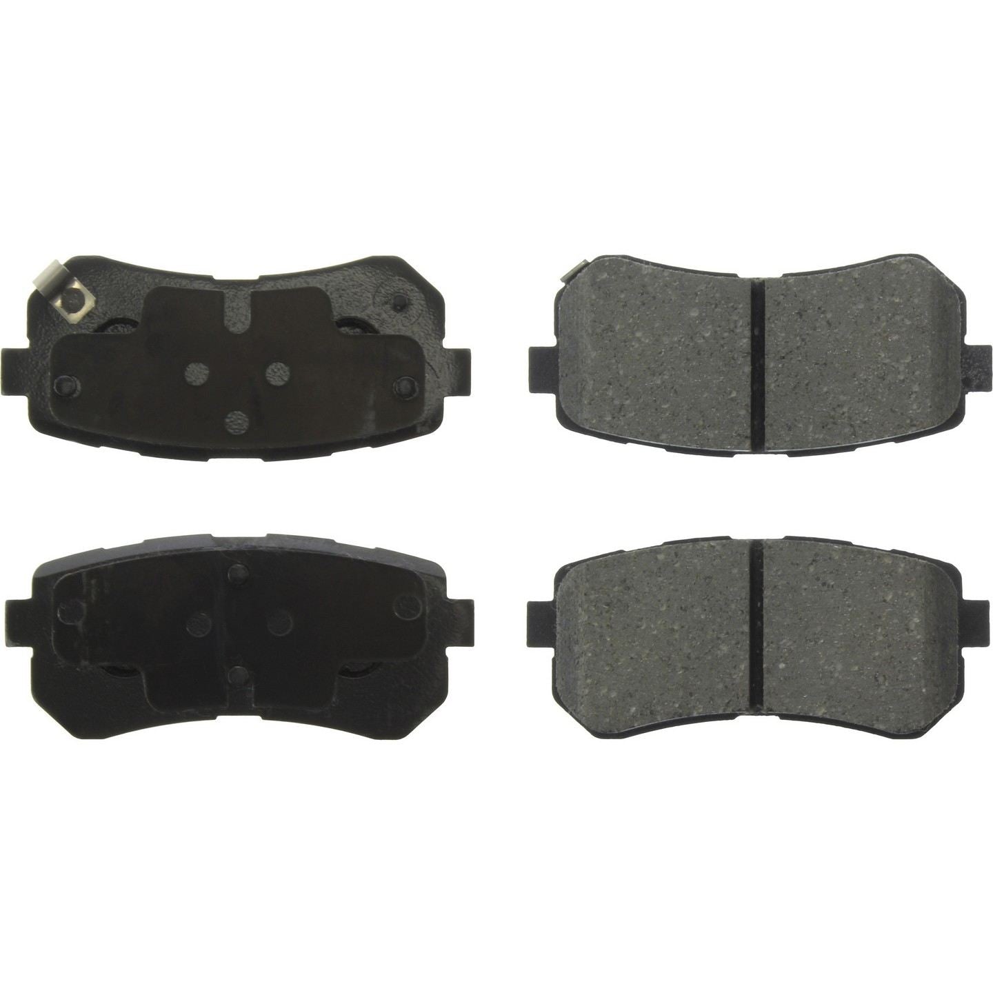 Posi Quiet Ceramic Brake Pads with Hardware  top view frsport 105.18290