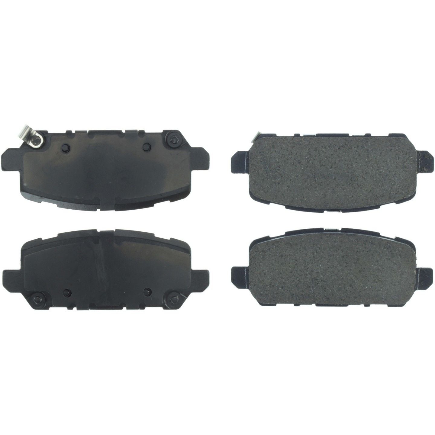 Posi Quiet Ceramic Brake Pads with Hardware  top view frsport 105.18410