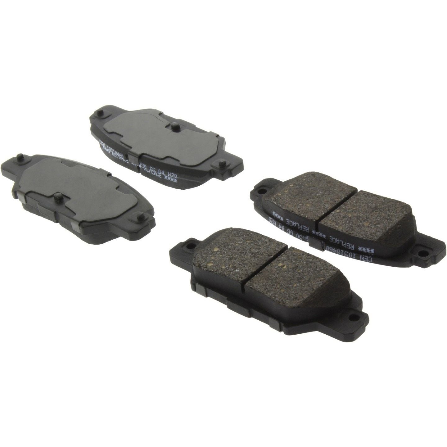 Stoptech Centric Posi-Quiet Ceramic Brake Pads w/Shims & Hardware - Rear 105.18460