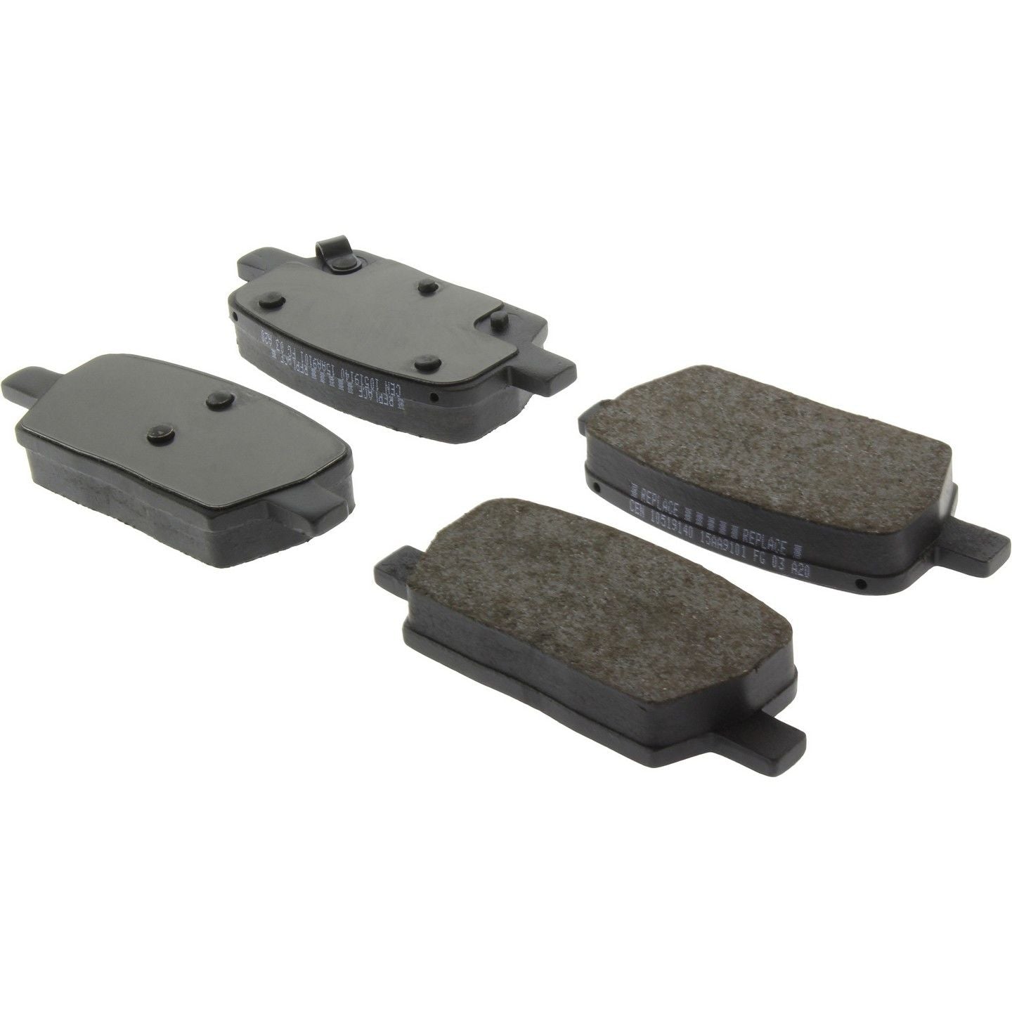 Stoptech PosiQuiet 16-18 Cadillac CT6 / 17-19 Cadillac XT5 Premium Ceramic Rear Brake Pads 105.19140