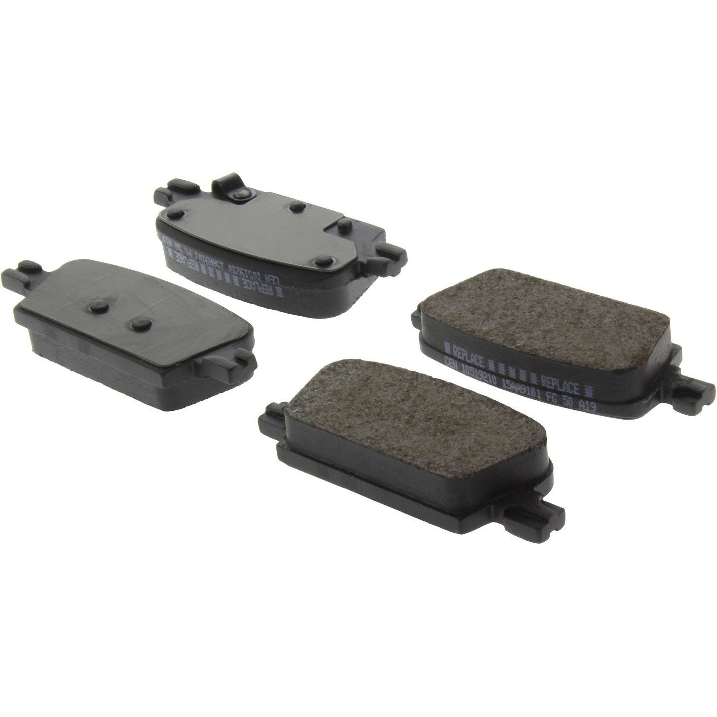 Stoptech Centric Posi-Quiet 17-18 Chevrolet Malibu Ceramic Rear Brake Pads 105.19210