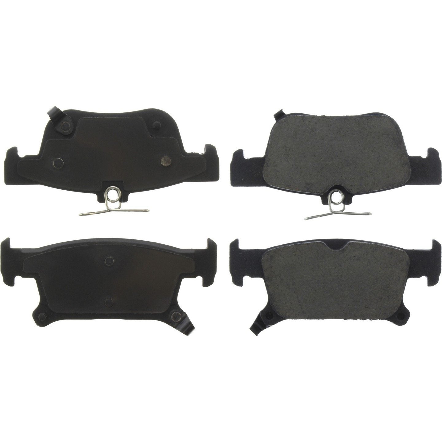 Posi Quiet Ceramic Brake Pads with Hardware  top view frsport 105.19230