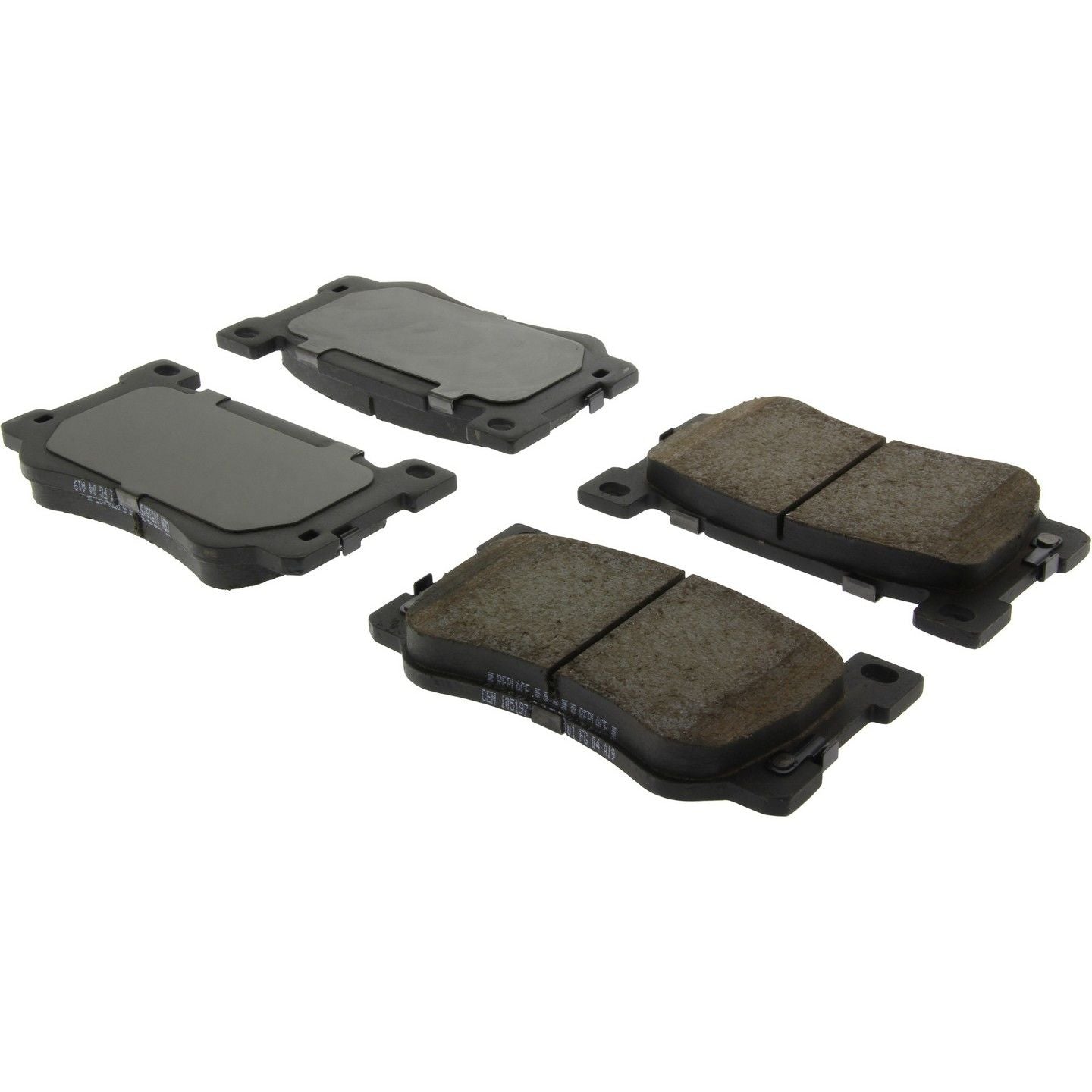 Stoptech Centric 19-20 Genesis G90 Posi-Quiet Ceramic Front Brake Pads w/ Shims 105.19750