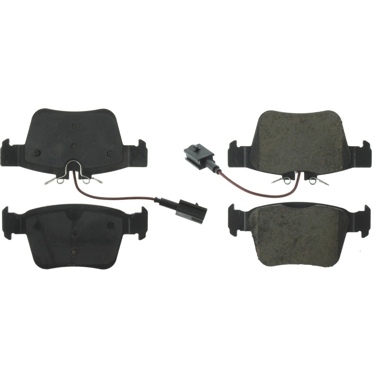 Posi Quiet Ceramic Brake Pads with Hardware  top view frsport 105.19891