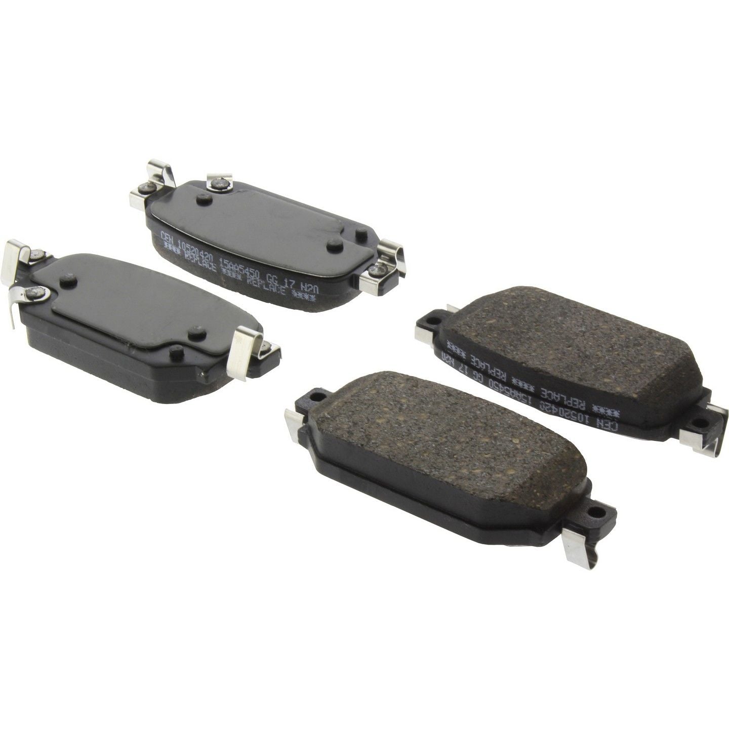 Stoptech Centric Posi-Quiet Ceramic Brake Pads w/Shims - Rear 105.20420