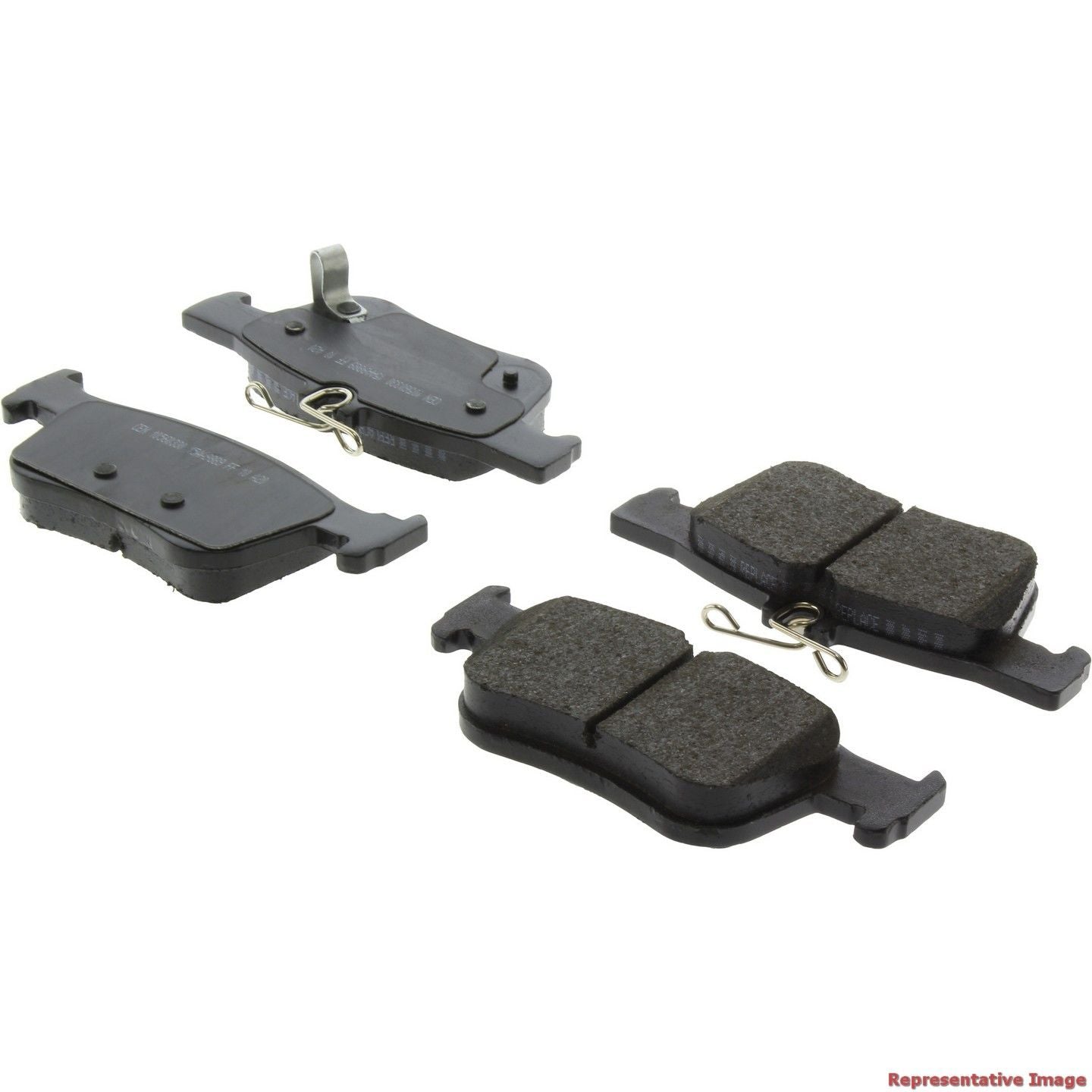 Stoptech Centric PosiQuiet 18-20 Honda Accord Premium Ceramic Rear Brake Pads with Shims and Hardware 105.21020