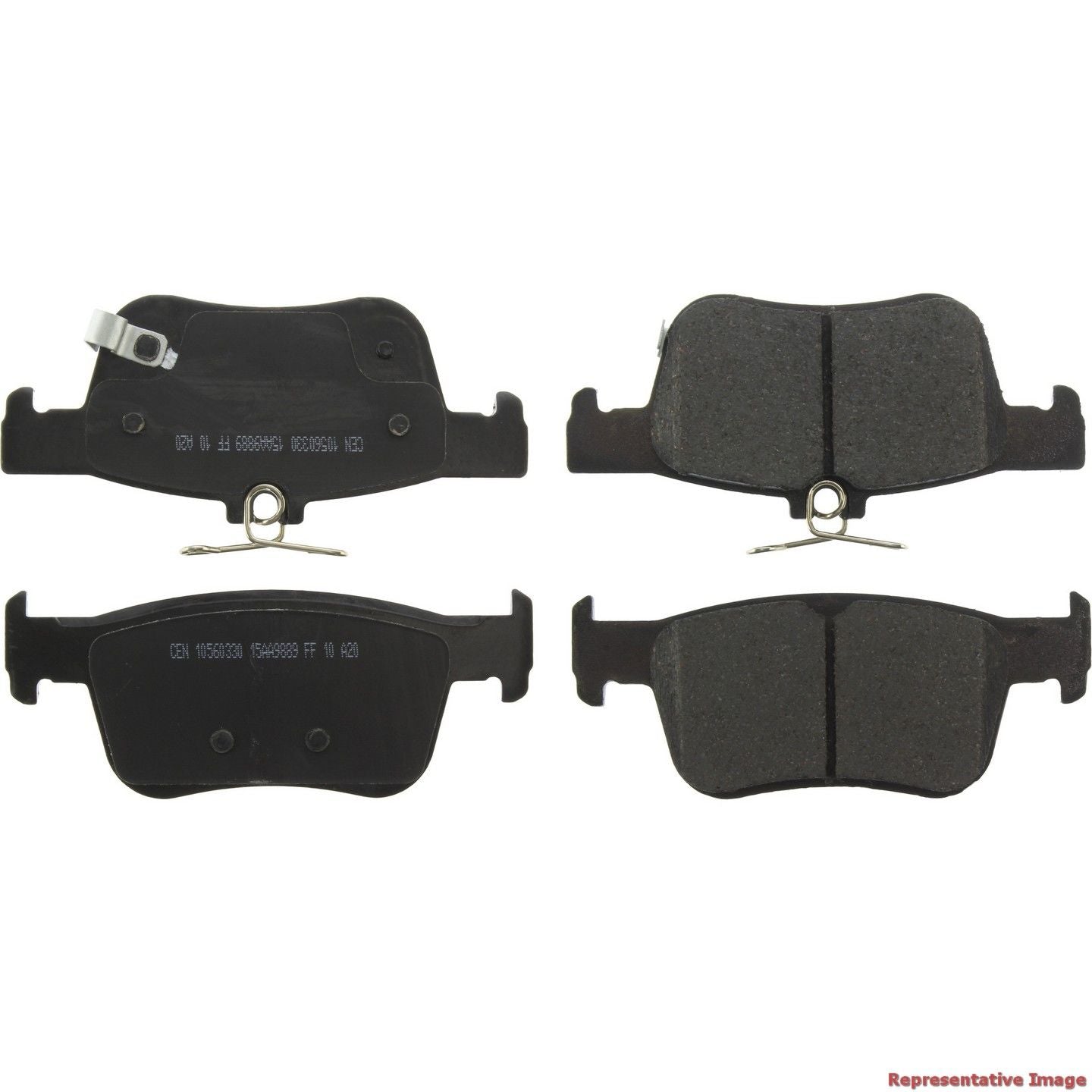 Posi Quiet Disc Brake Pad Set  top view frsport 105.21020