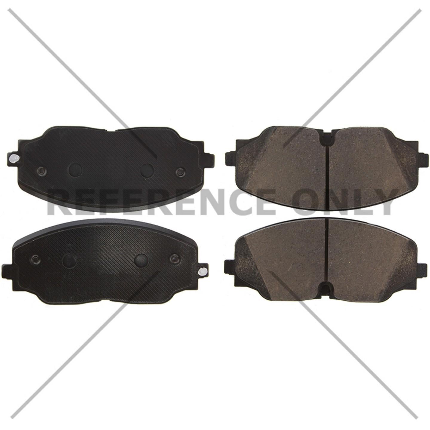 Posi Quiet Ceramic Brake Pads  top view frsport 105.60110