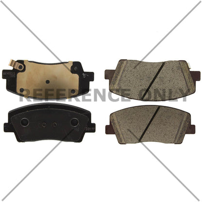 Stoptech Centric Posi-Quiet Ceramic 2018 Kia Stinger 2.0L Brake Pads - Front 105.60350