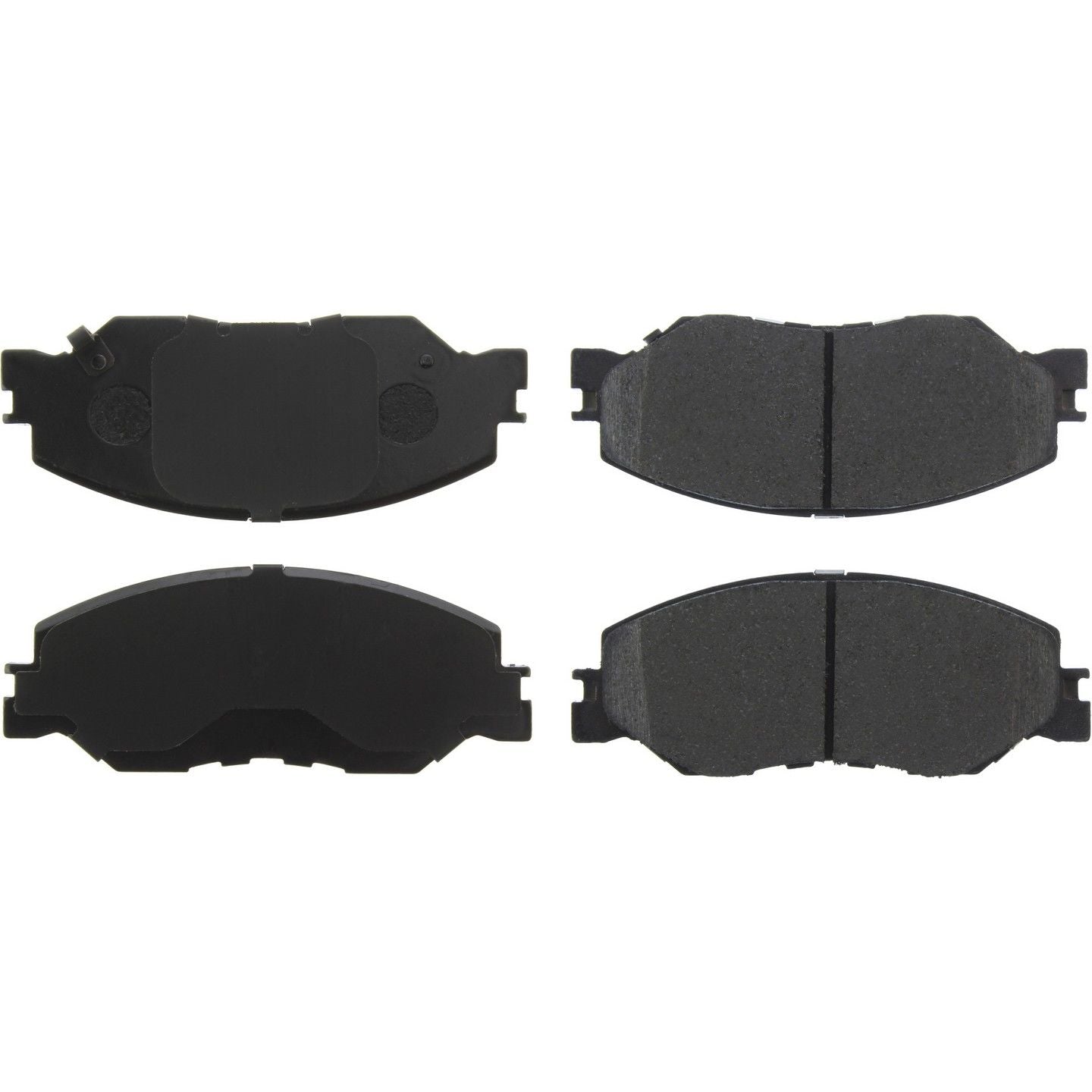 Posi Quiet Ceramic Brake Pads with Shims  top view frsport 105.60690