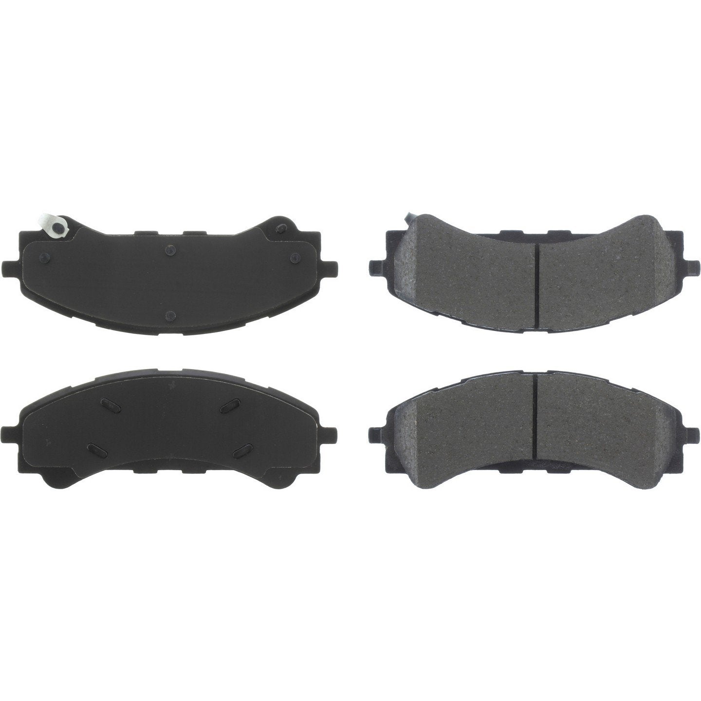 Posi Quiet Ceramic Brake Pads with Shims  top view frsport 105.60920