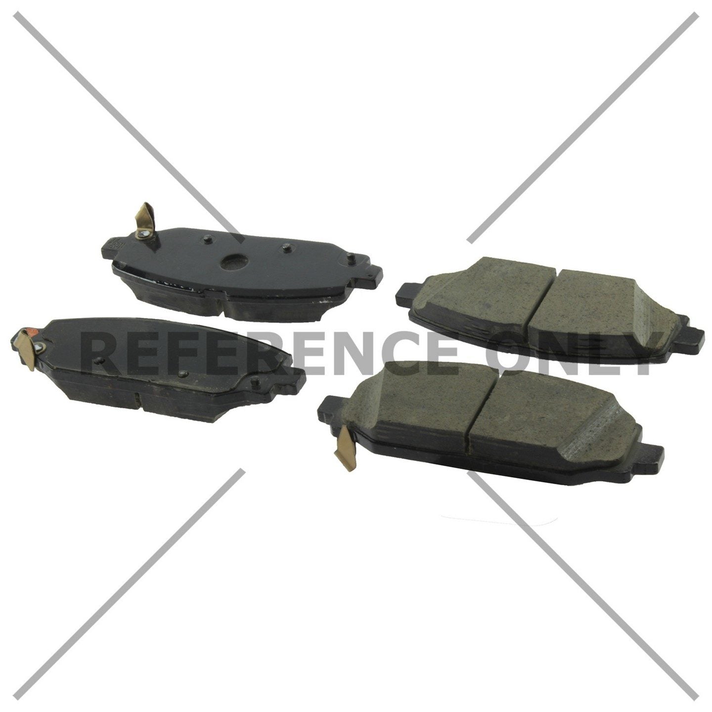 Stoptech Centric 18-20 Jeep Wrangler Posi-Quiet Ceramic Brake Pads - Rear 105.61040