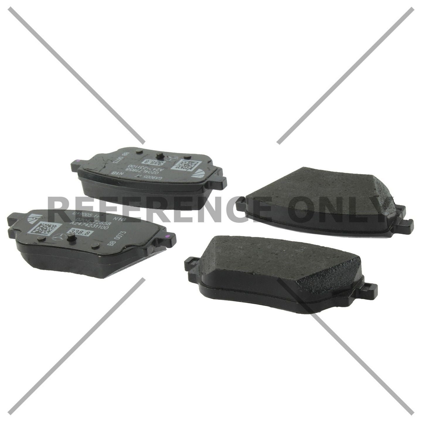 Stoptech Centric 19-21 Mercedes-Benz A220 Posi-Quiet Ceramic Rear Brake Pads 105.61160