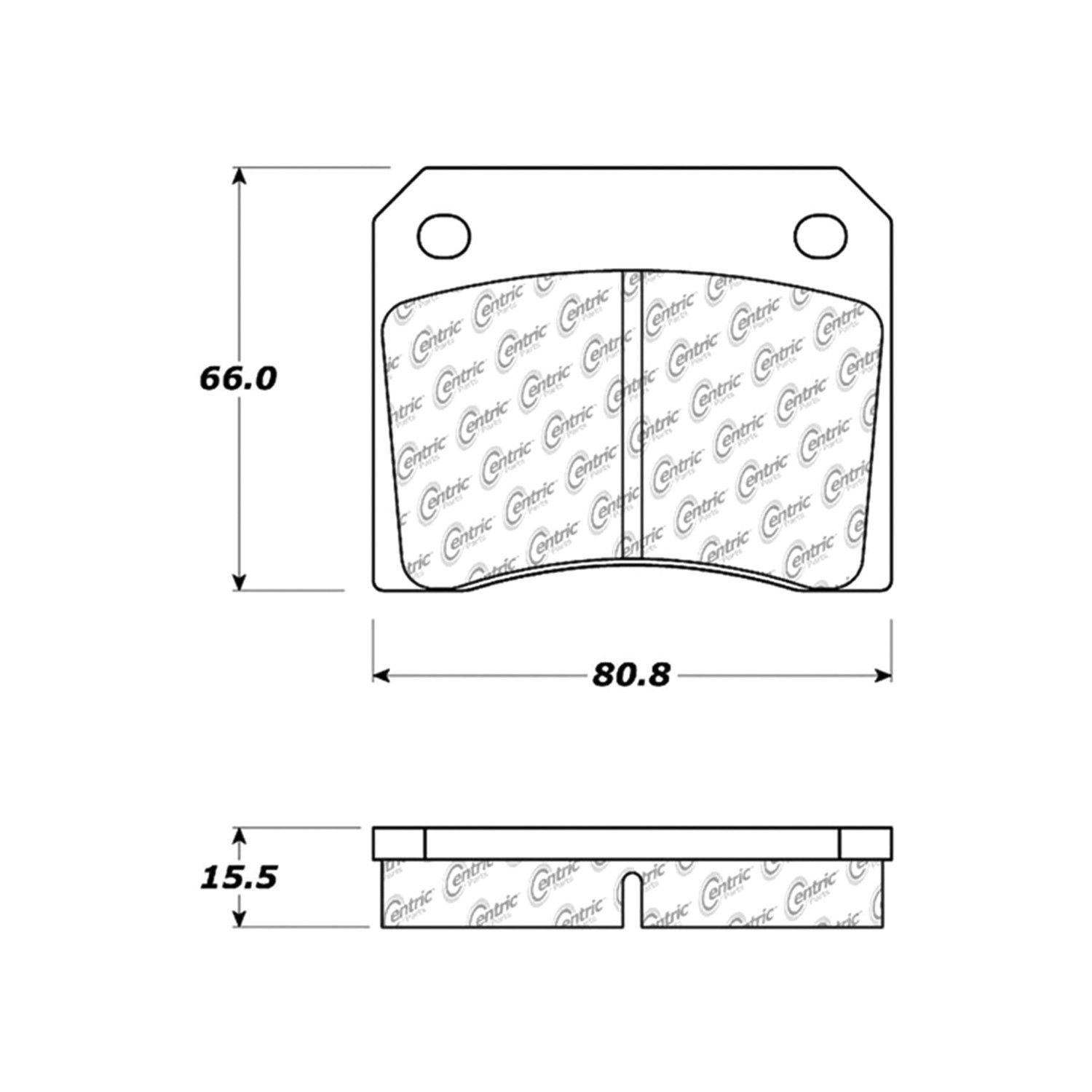 posi quiet extended wear brake pads  frsport 106.00090