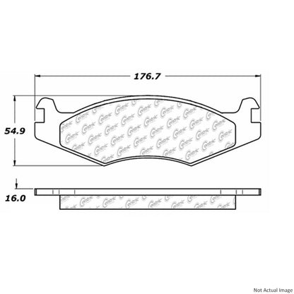 Stoptech PosiQuiet 92-03 Hummer H1 Front & Rear Extended Brake Pads 106.06510