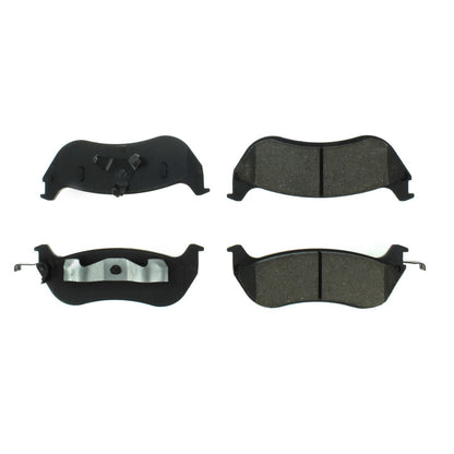 Stoptech Centric Posi-Quiet Extended Wear Brake Pads w/Hardware - Rear 106.06740