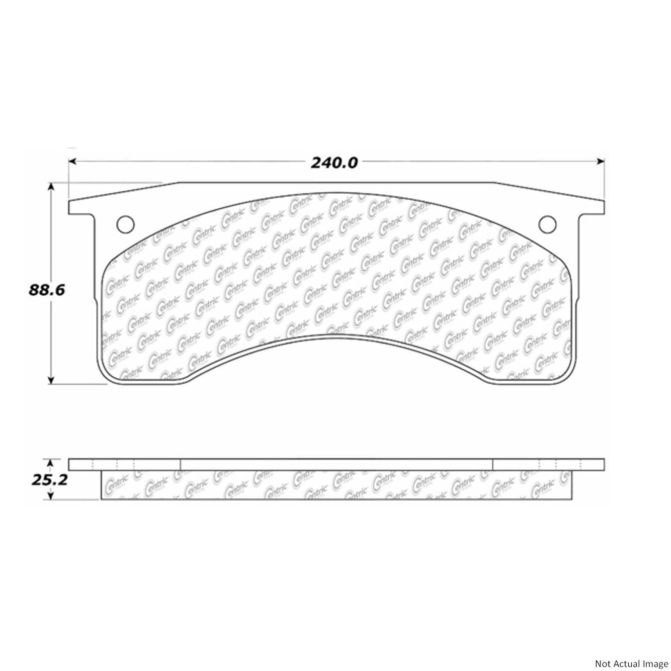 Stoptech Centric Posi-Quiet Extended Wear Brake Pads w/Hardware - Front/Rear 106.07690