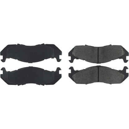 Stoptech Centric Posi-Quiet Extended Wear Brake Pads w/Hardware - Front 106.07880