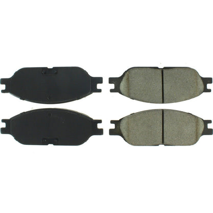 Stoptech Centric Posi-Quiet Extended Wear Brake Pads w/Hardware - Front 106.08030