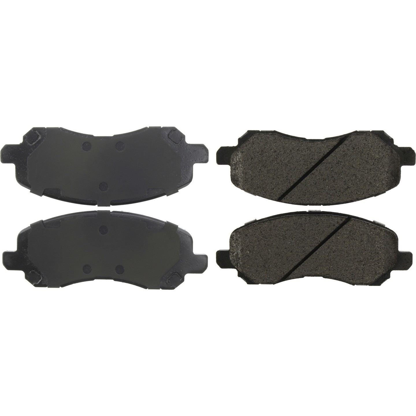 Stoptech PosiQuiet 09-12 Mitsubishi Lancer / 09-12 Dodge Avenger Extended Wear Front Brake Pads 106.08660