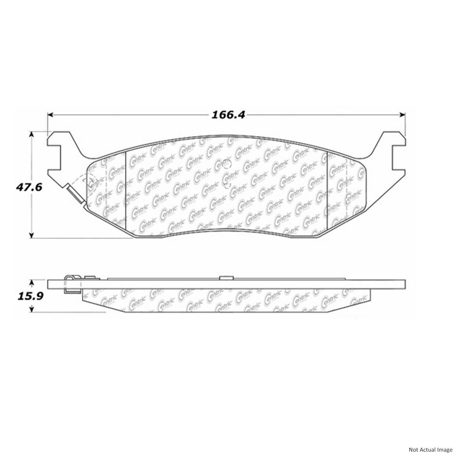 Stoptech PosiQuiet 02-12 Dodge Ram 1500 Rear Brake Pads 106.08980