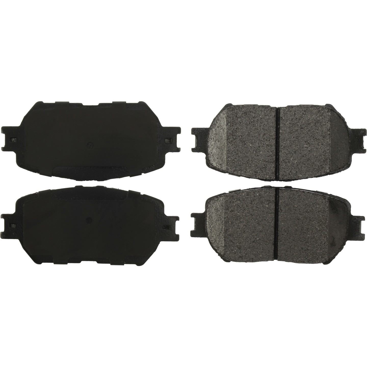 Posi Quiet Extended Wear Brake Pads with Hardware  top view frsport 106.09081