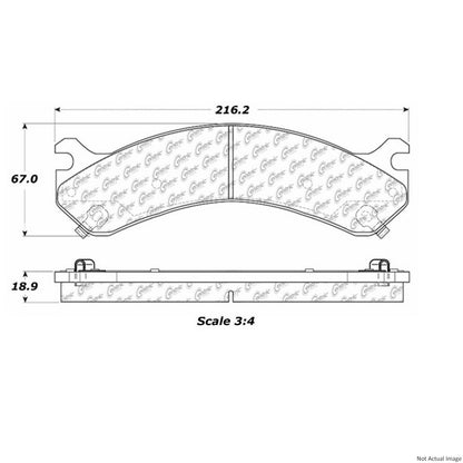 Stoptech PosiQuiet 01-10 Chevy Silverado 3500 HD / 01-08 GMC Sierra 3500 HD Extended Wear Rear Brake Pads 106.09090