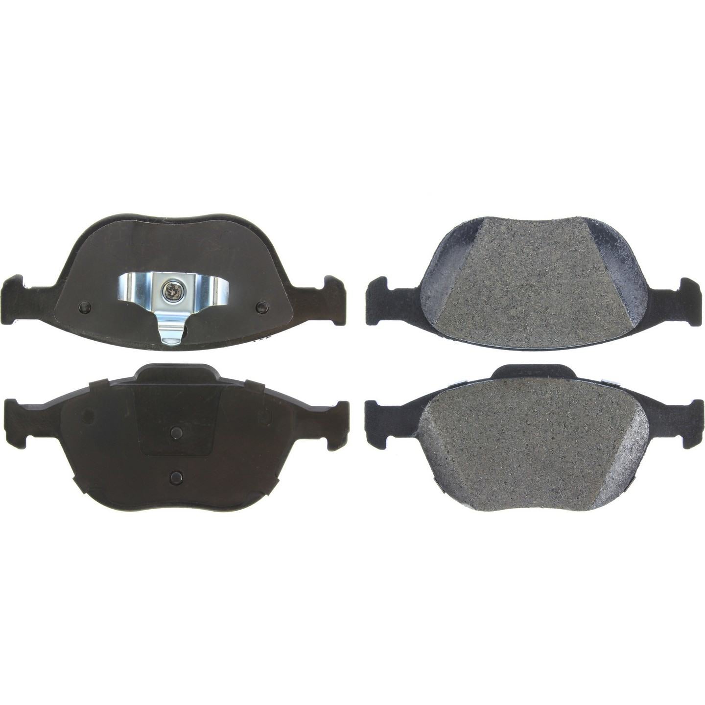 Stoptech PosiQuiet 02-04 Ford Focus / 10-13 Ford Transit Connect Semi Metallic Front Brake Pads 106.09700