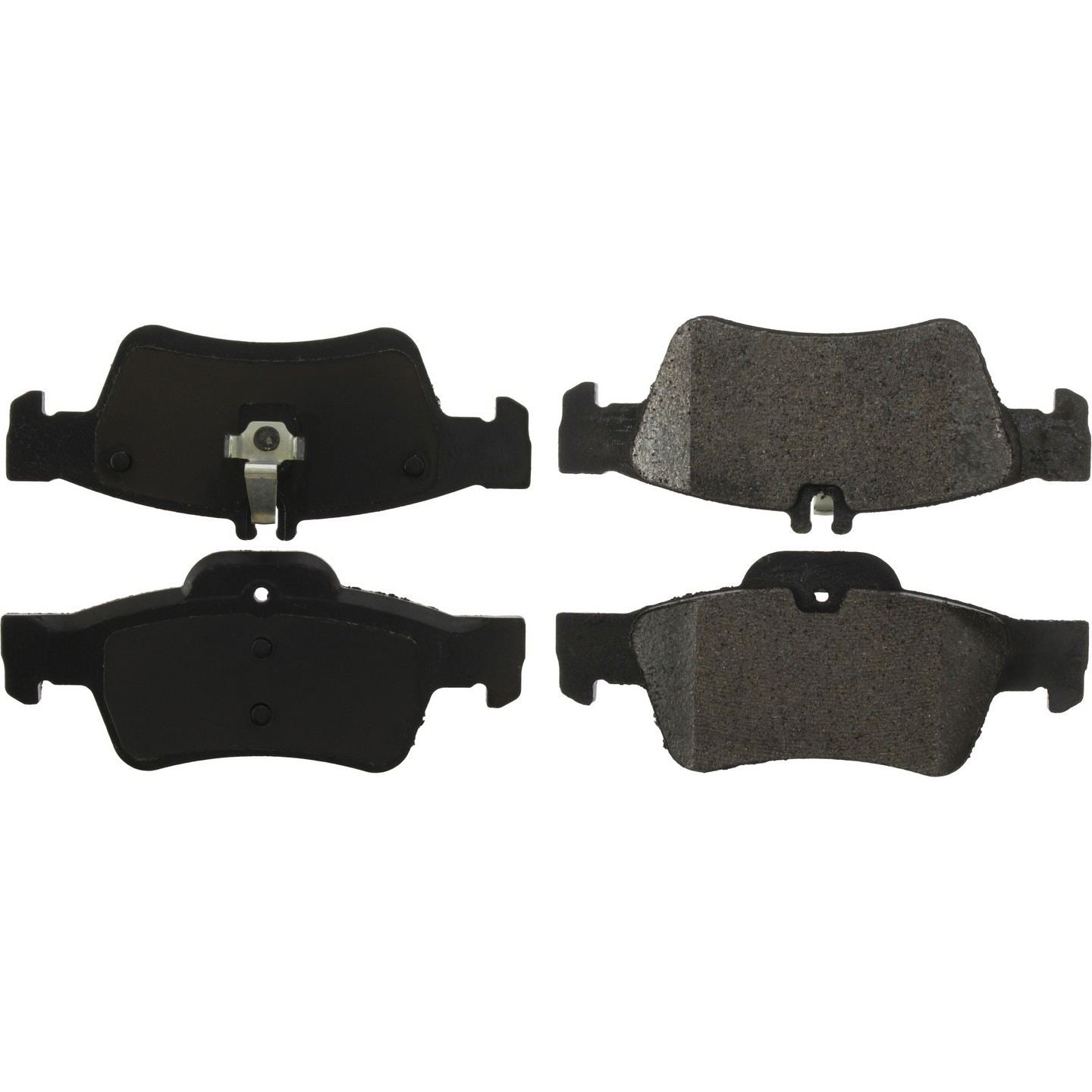 Stoptech PosiQuiet 03-08 Mercedes Benz E320 / 93-09 E350/E500/E550 Rear Extended Wear Brake Pads 106.09860