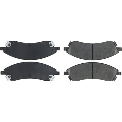 Stoptech Centric Posi-Quiet Extended Wear Brake Pads w/Hardware - Front 106.10190