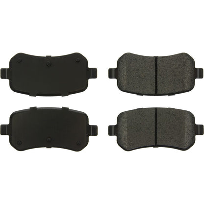 Stoptech Centric Posi-Quiet Extended Wear Brake Pads w/Shims & Hardware - Rear 106.10210