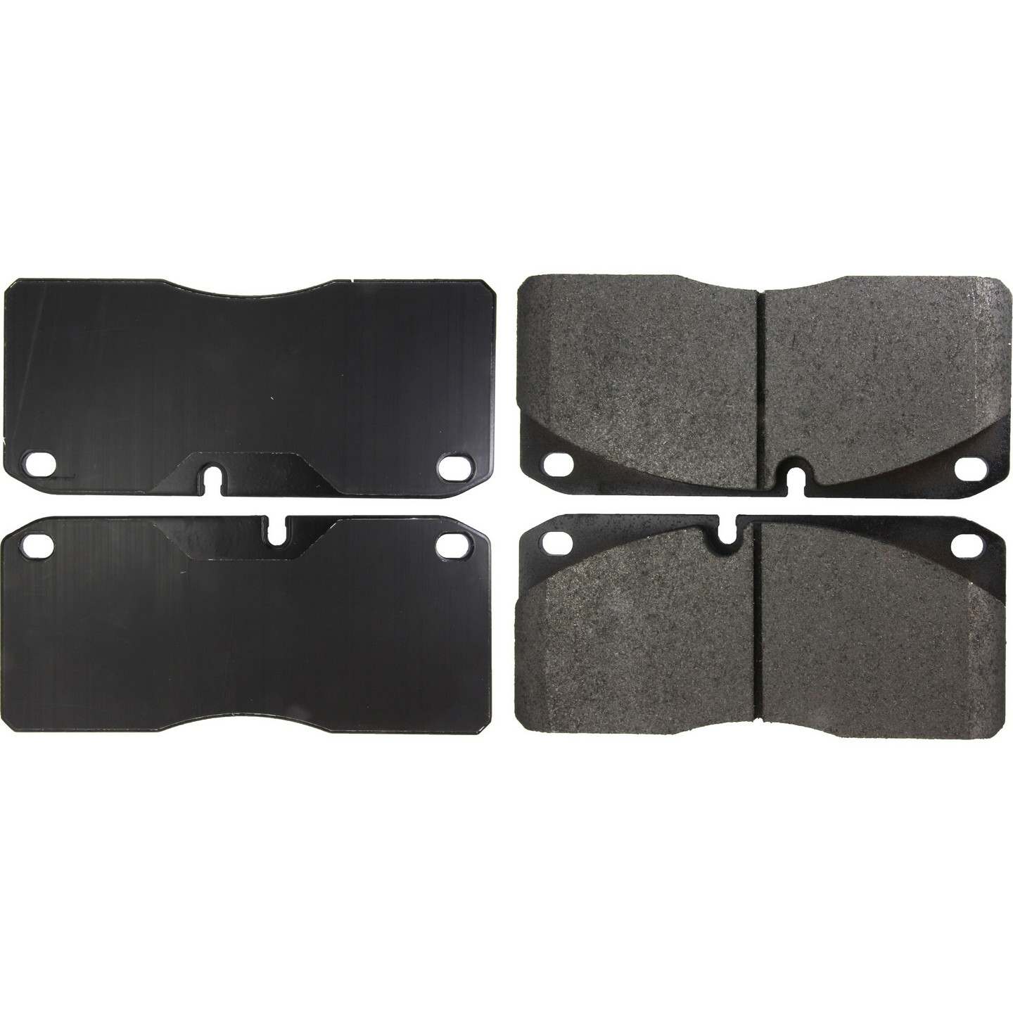 Stoptech Centric Posi-Quiet Extended Wear Brake Pads w/Shims - Front/Rear 106.10270