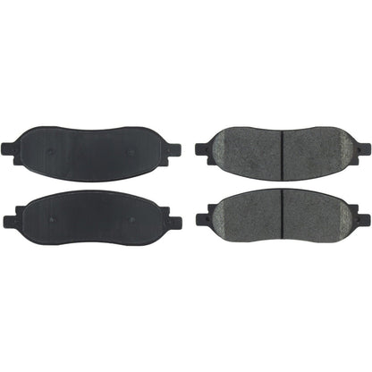 Stoptech Centric Posi-Quiet Extended Wear Brake Pads w/Hardware - Rear 106.10680