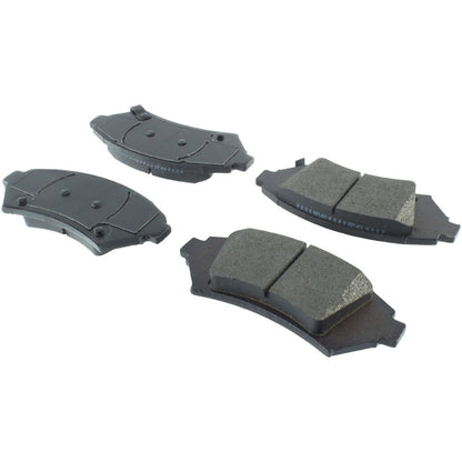Stoptech Centric Posi-Quiet Extended Wear Brake Pads w/Hardware - Front 106.10760