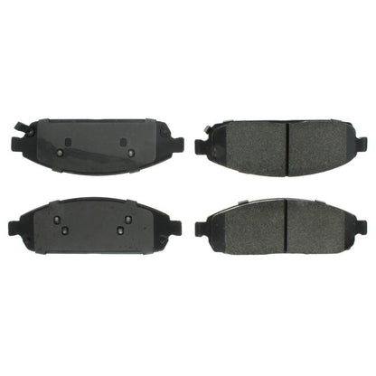 Stoptech PosiQuiet 06-10 Jeep Commander / 05-10 Grand Cherokee Exc. SRT-8 Front Brake Pads 106.10800