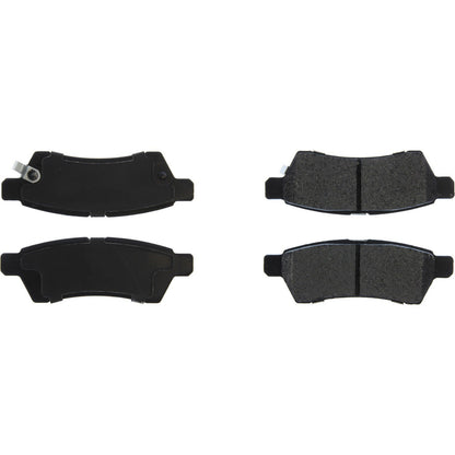 Stoptech PosiQuiet 05-12 Nissan Frontier/XTerra Rear Extended Wear Brake Pads 106.11000