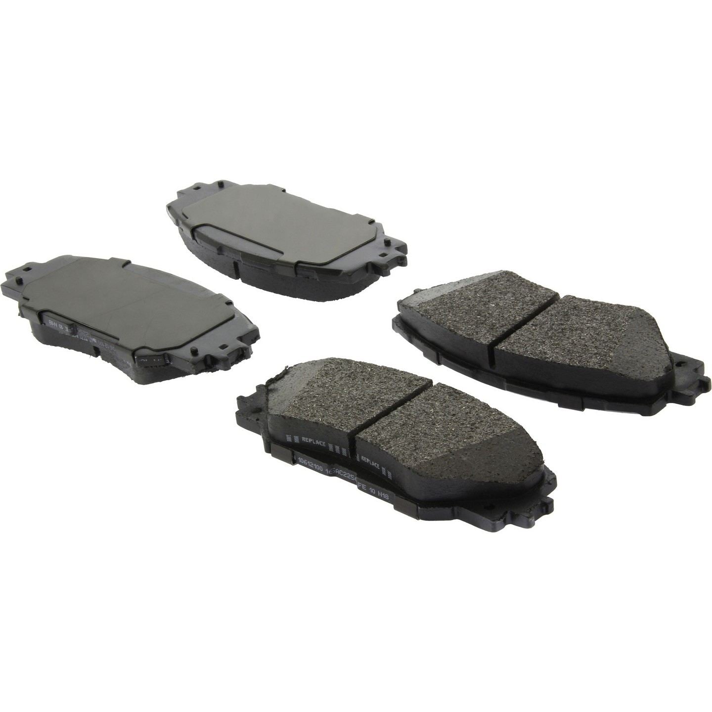 Stoptech PosiQuiet 09 Toyota Corolla / 08-10 Scion XB/XD / 09 Pontiac Vibe Extended Wear Front Brake Pads 106.12100