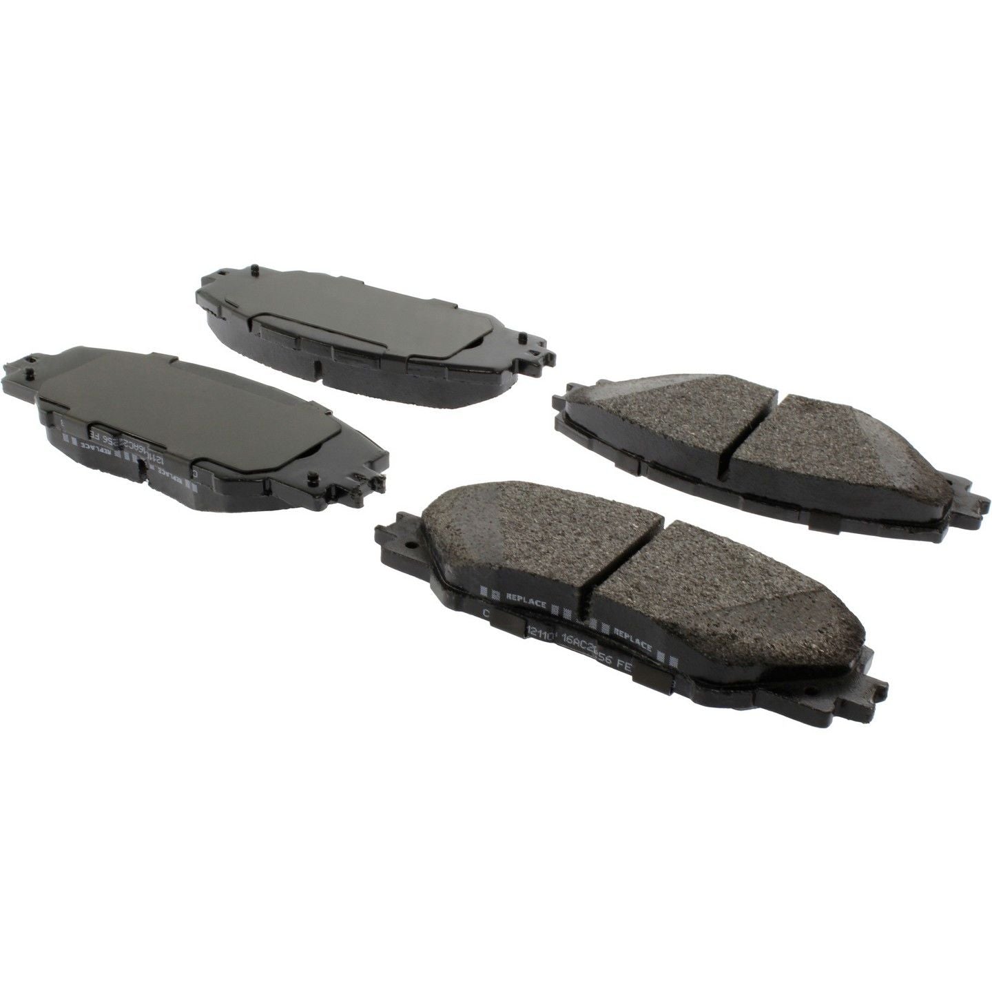 Stoptech PosiQuiet 06-15 Toyota RAV4 Extended Wear Semi-Metallic Front Brake Pads 106.12110