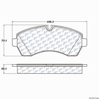 Stoptech Centric Posi-Quiet Extended Wear Brake Pads w/Hardware - Front/Rear 106.12680