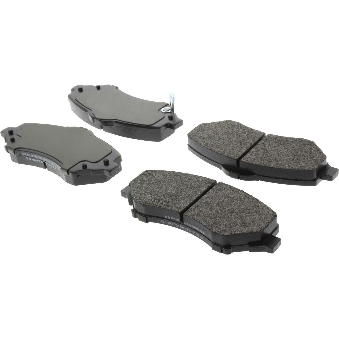 Stoptech PosiQuiet 08-16 Chrysler Town & Country Extended Wear Semi-Metallic Front Disc Brake Pads 106.12730