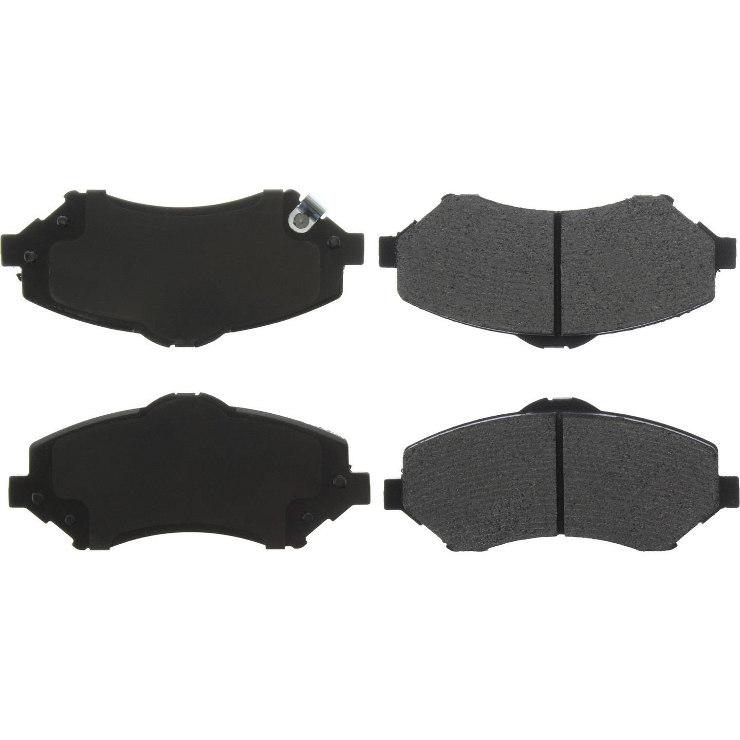 Stoptech PosiQuiet 08-16 Chrysler Town & Country Extended Wear Semi-Metallic Front Disc Brake Pads 106.12730