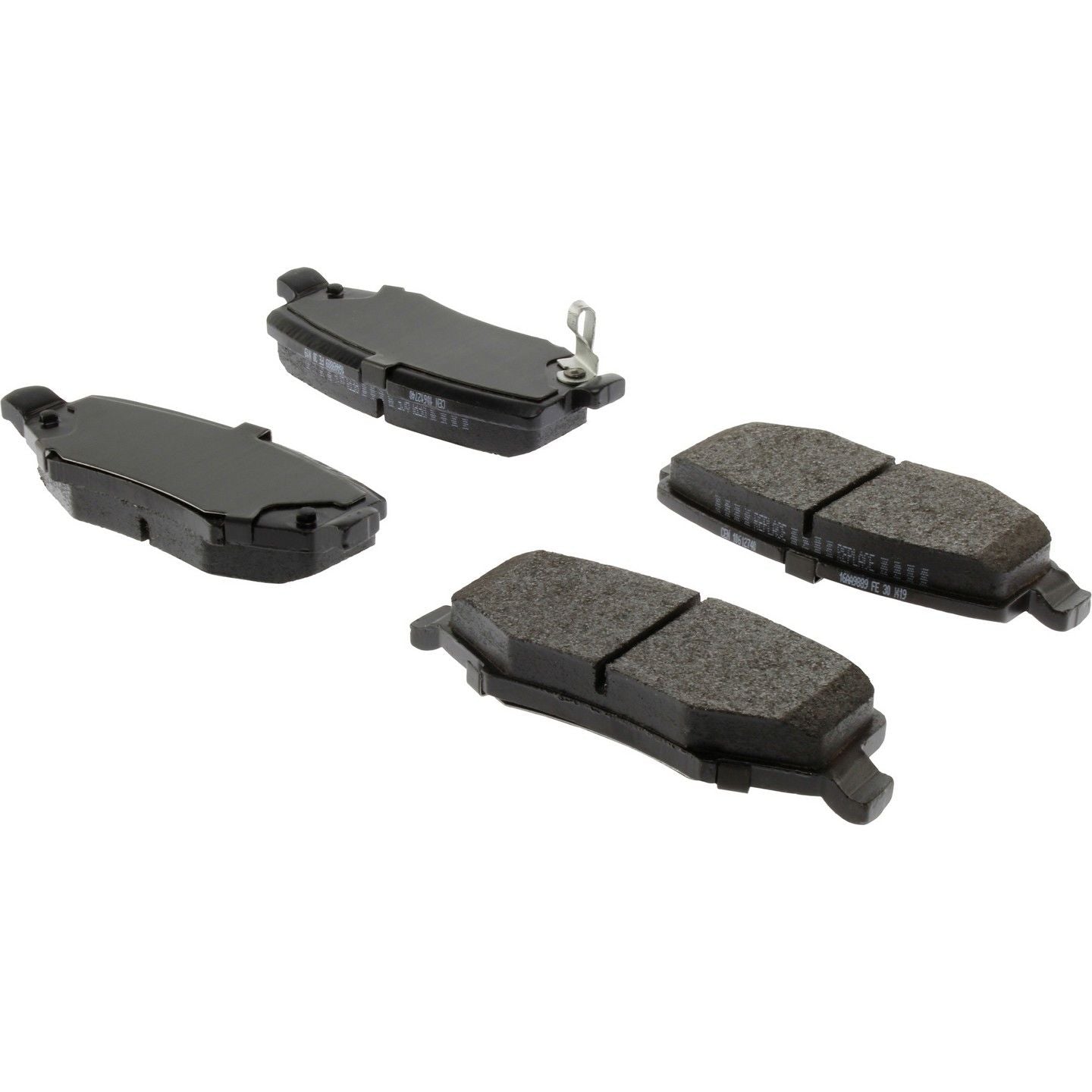 Stoptech PosiQuiet 07-17 Jeep Wrangler Extended Wear Semi-Metallic Rear Disc Brake Pads 106.12740