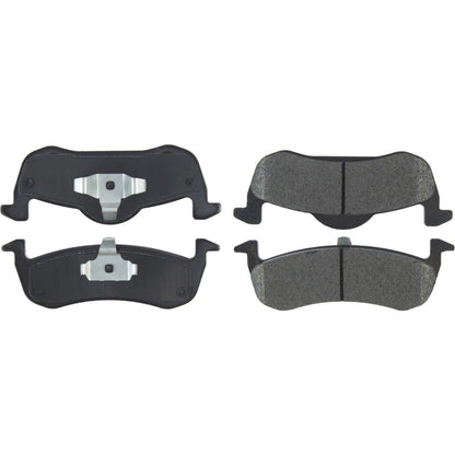 Stoptech Centric Posi-Quiet Extended Wear Brake Pads w/Hardware - Rear 106.12790