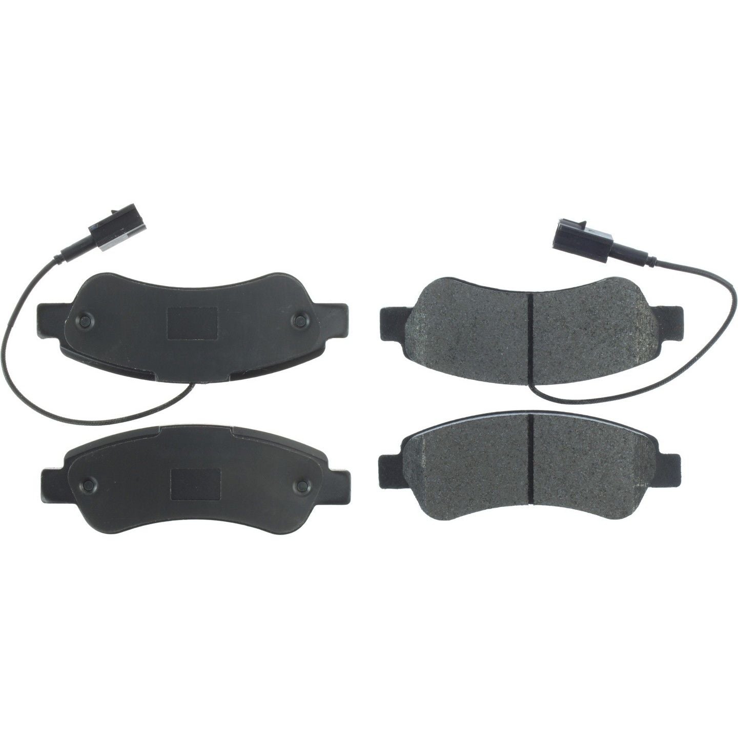 Posi Quiet Extended Wear Brake Pads  top view frsport 106.14901