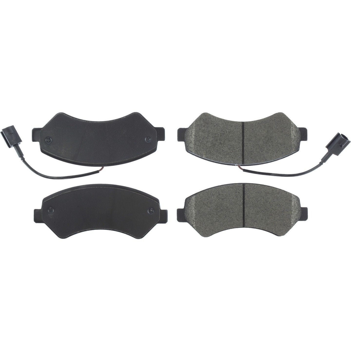 Posi Quiet Extended Wear Brake Pads with Hardware  top view frsport 106.15401